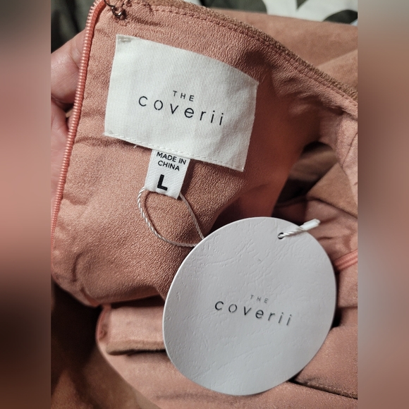 Mauve pink Aline dress, Suede feel, NWT - Picture 6 of 7